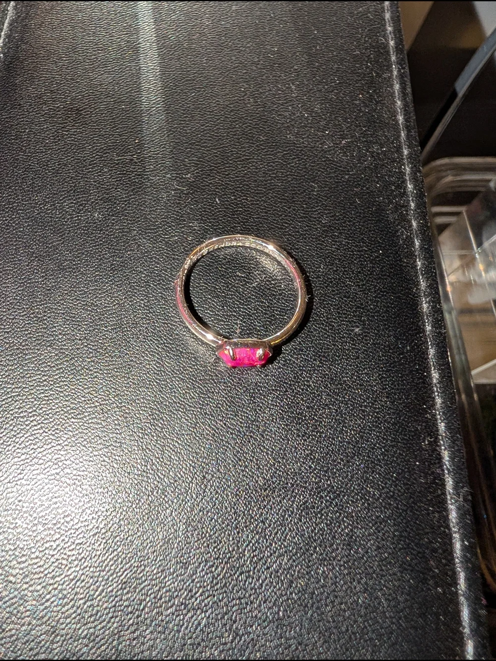 Kendra Scott Pink Gemstone Sterling Ring